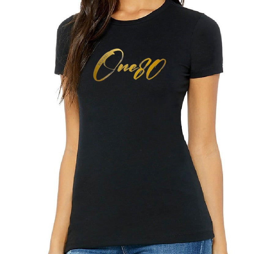 One80 Women's Slim Fit T-Shirt (Neutral Colors)