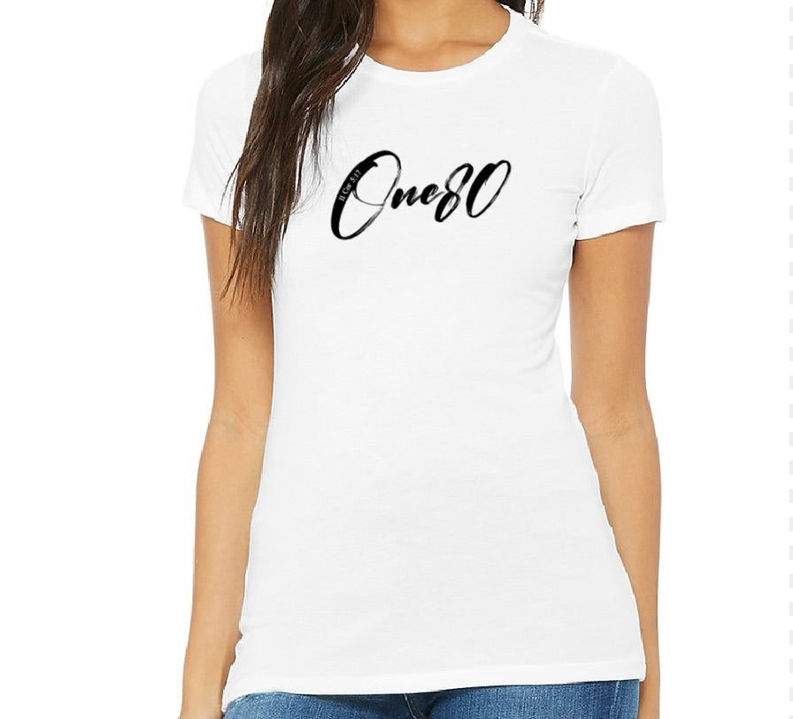 One80 Women's Slim Fit T-Shirt (Neutral Colors)