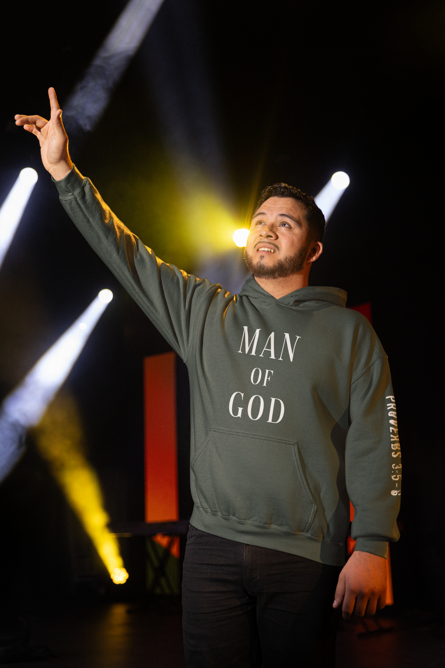 MAN OF GOD Hoodie (Assorted Colors)