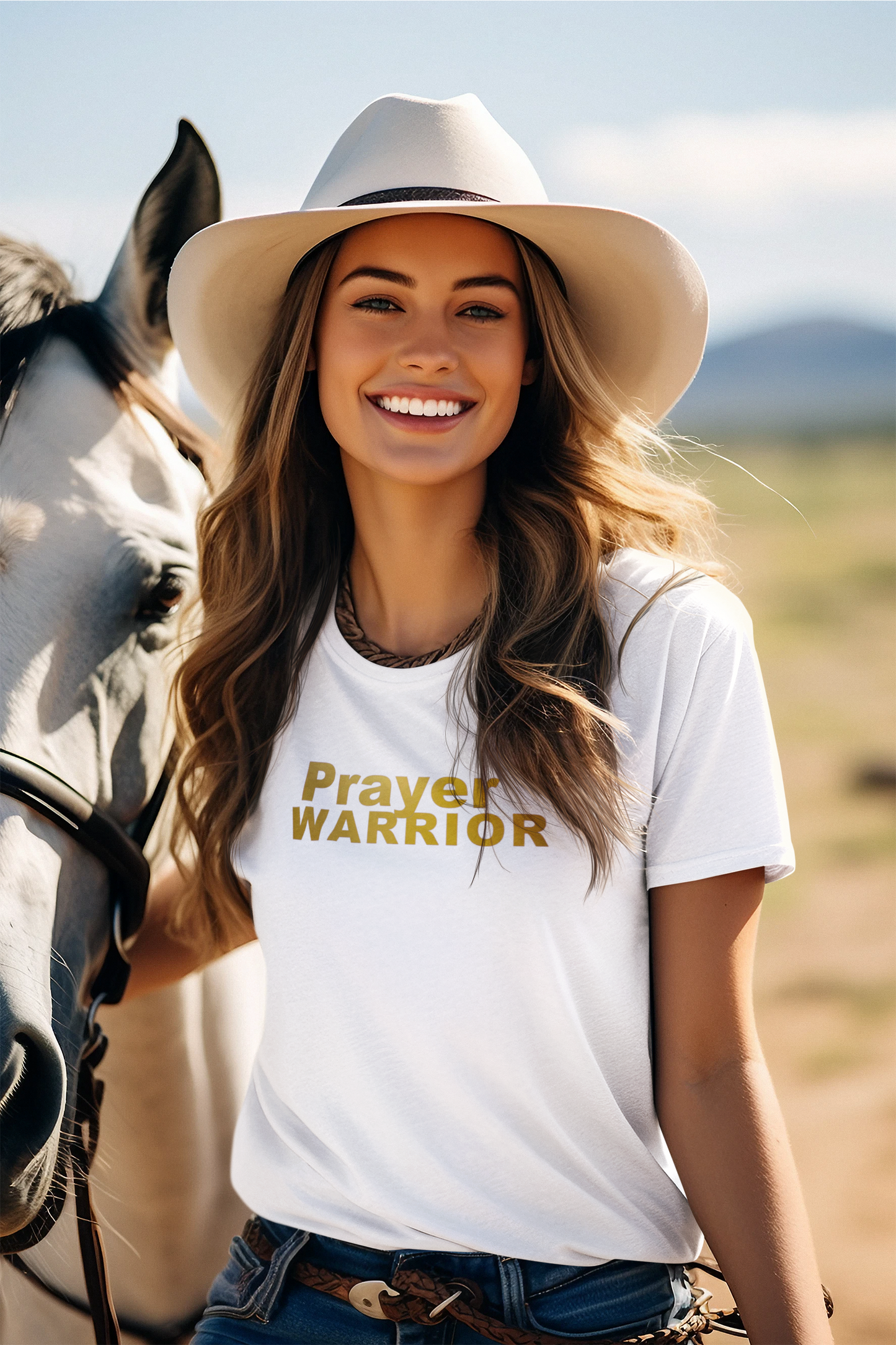 PRAYER WARRIOR T-Shirt (Neutral Colors)
