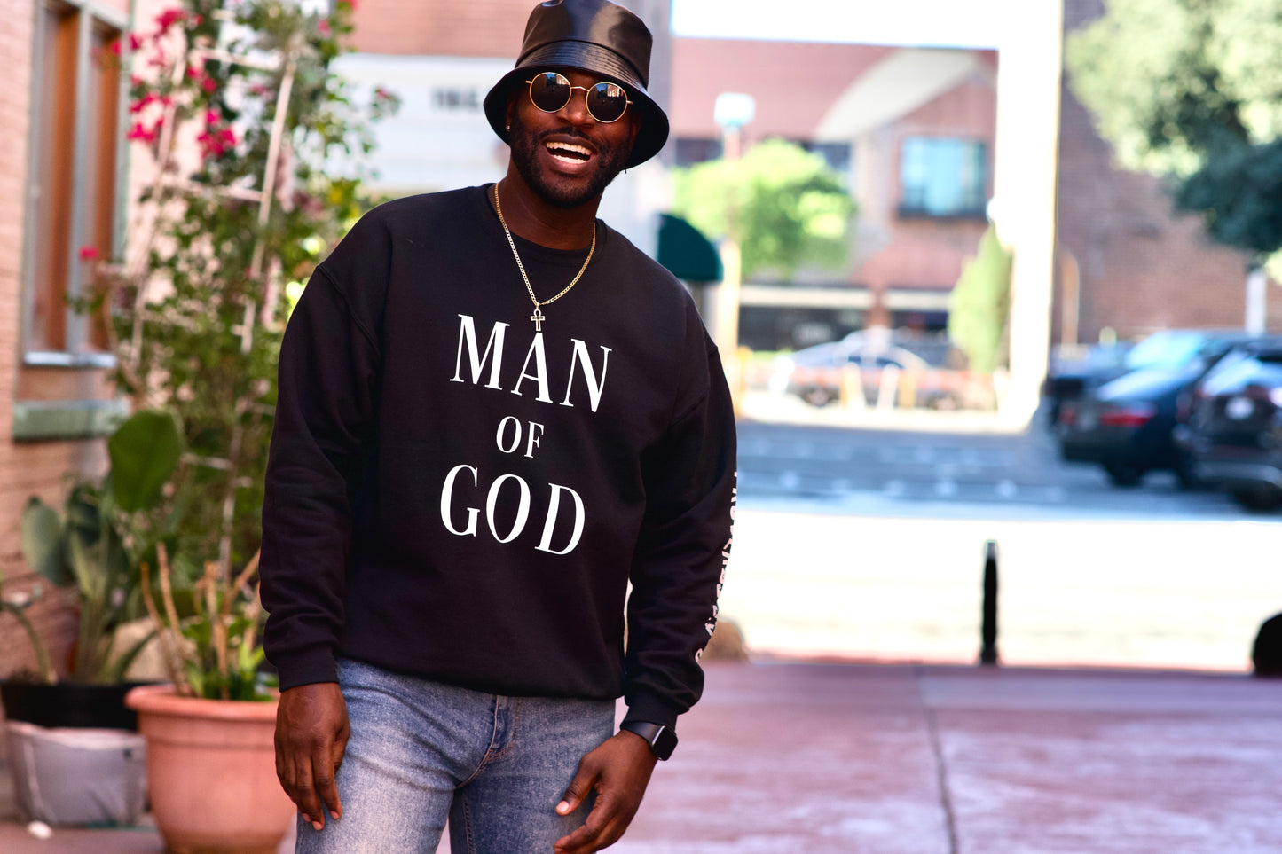 MAN OF GOD Sweatshirt (Neutral Colors)
