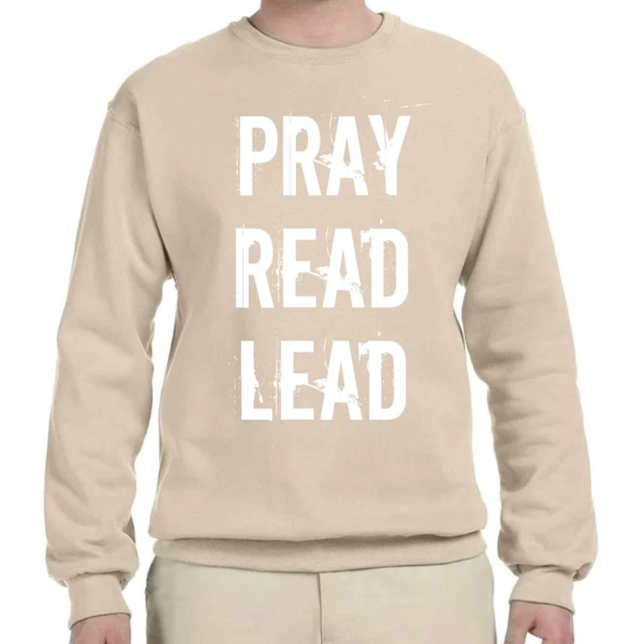 PRAY READ LEAD Sweatshirt (Neutral Colors)