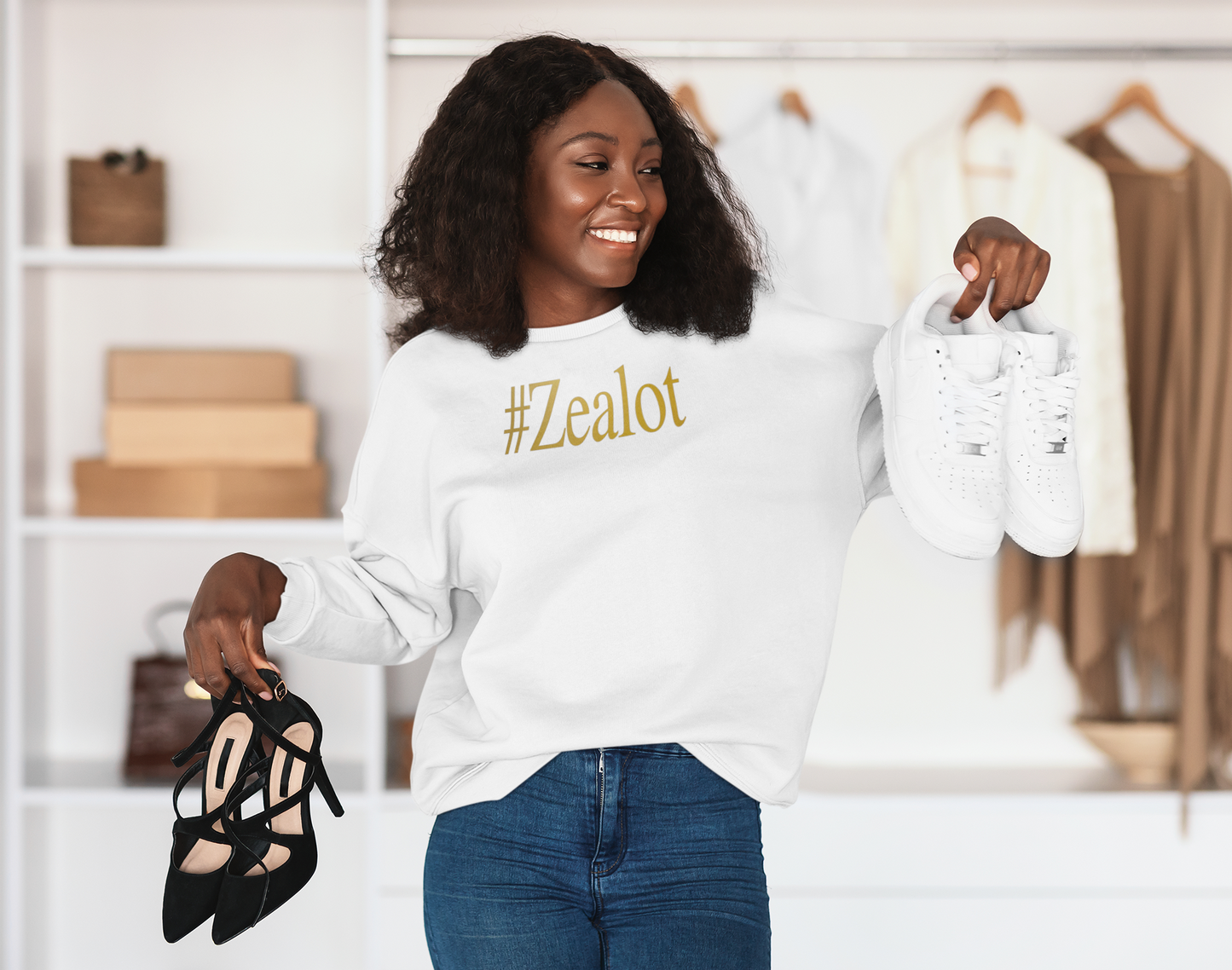 #ZEALOT Sweatshirt (Neutral Colors)