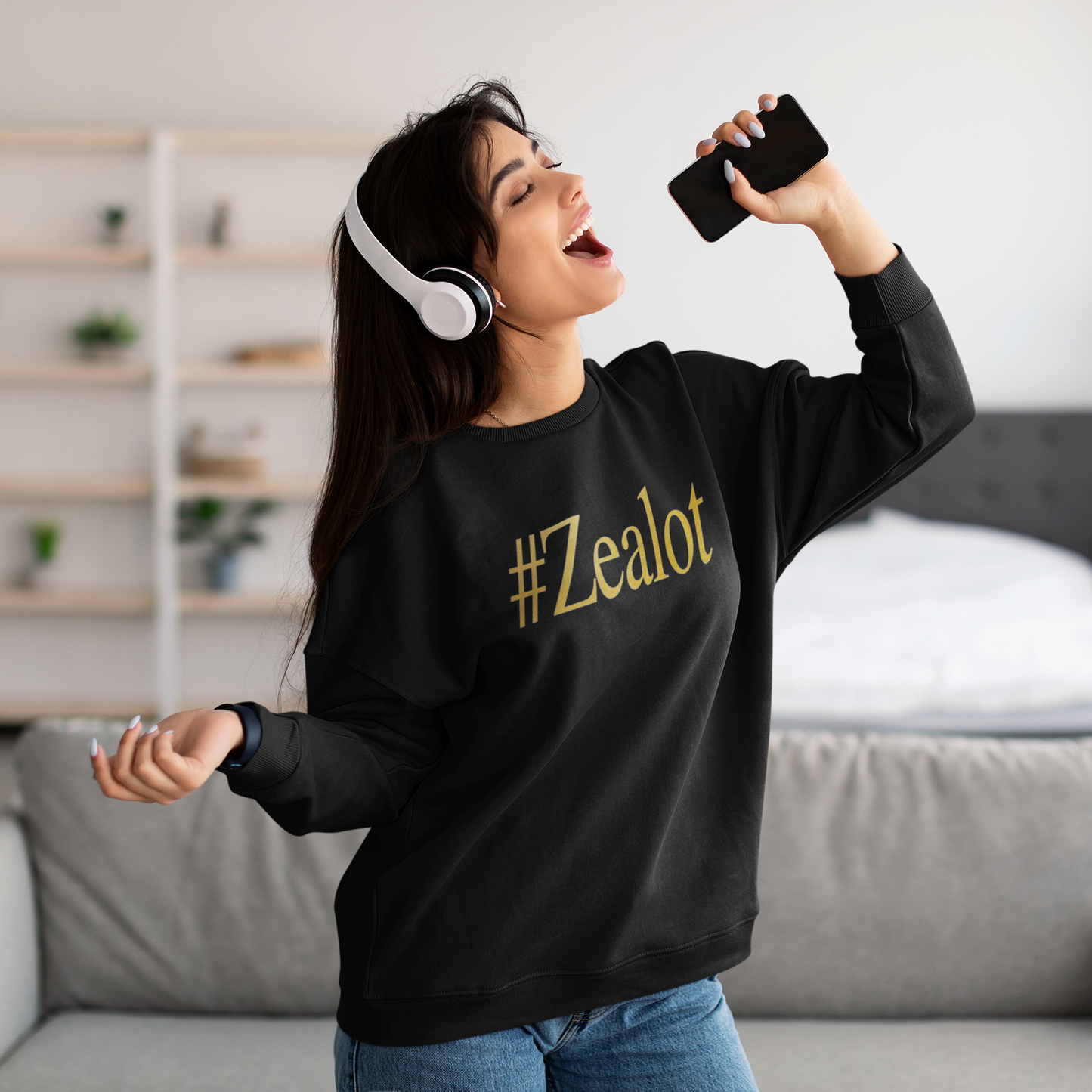 #ZEALOT Sweatshirt (Neutral Colors)