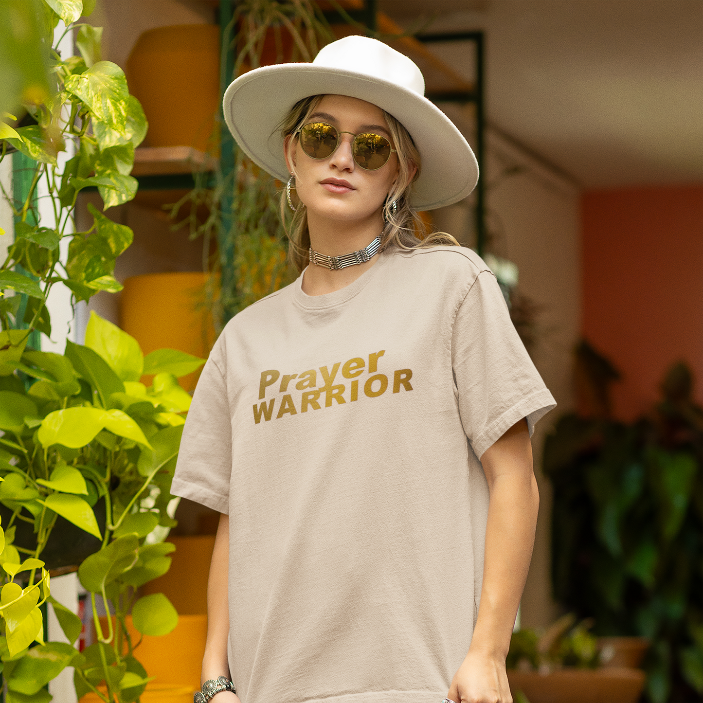 PRAYER WARRIOR T-Shirt (Neutral Colors)